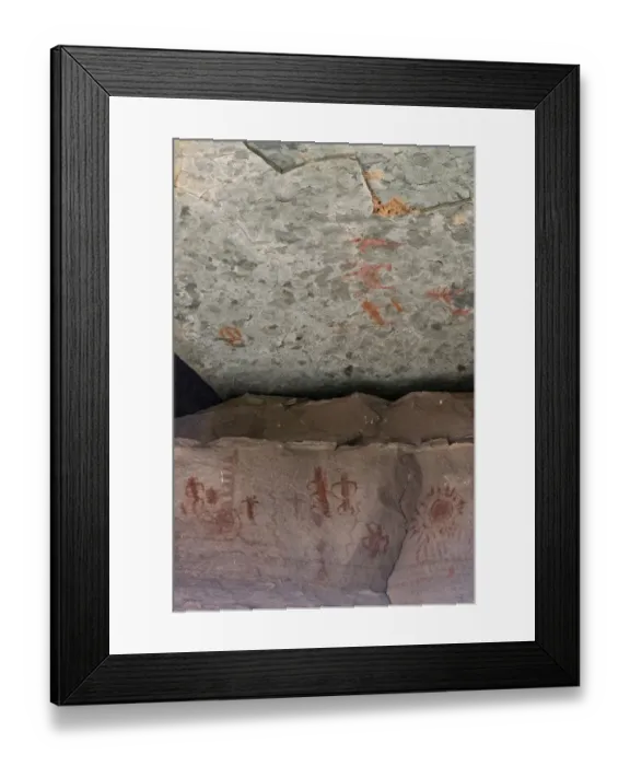 Framed Print : USA, Arizona. Ancestral pictographs, Grand Canyon National Park Framed Print : USA, Arizona. Ancestral pictographs, Grand Canyon National Park