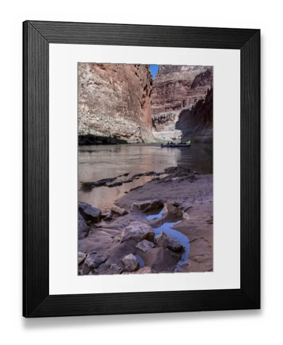 Framed Print : USA, Arizona. Float trip down the Colorado River, near Redwall Cavern Framed Print : USA, Arizona. Float trip down the Colorado River, near Redwall Cavern