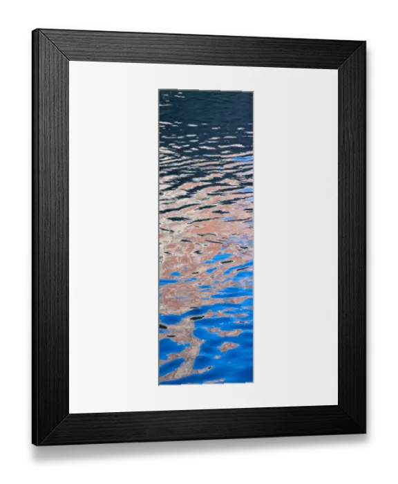 Framed Print : USA, Arizona. Abstract reflections on the Colorado River, Grand Canyon National Park Framed Print : USA, Arizona. Abstract reflections on the Colorado River, Grand Canyon National Park