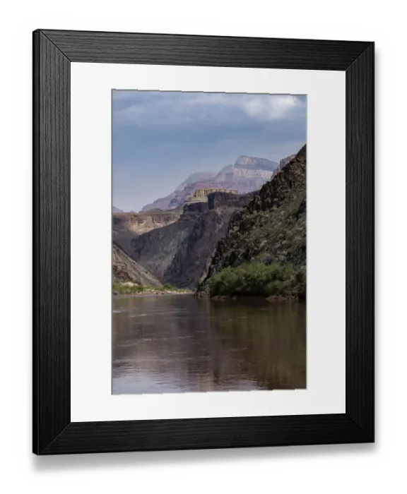 Framed Print : USA, Arizona. Floating down the Colorado River surrounded by canyon walls Framed Print : USA, Arizona. Floating down the Colorado River surrounded by canyon walls
