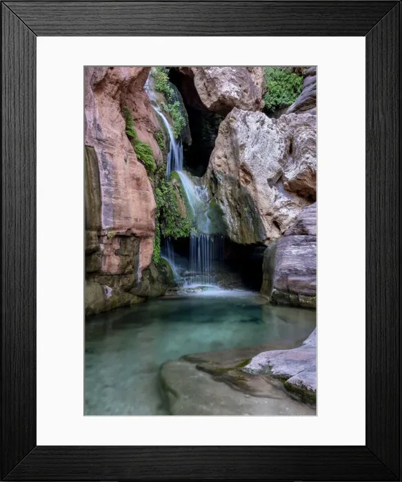Framed Print : USA, Arizona. Elves Chasm, Grand Canyon National Park