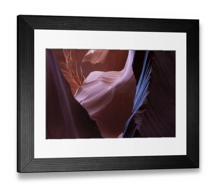 Framed Print : USA, Arizona. Colorful sandstone erosion of lower Antelope Canyon near Lake Powell Framed Print : USA, Arizona. Colorful sandstone erosion of lower Antelope Canyon near Lake Powell