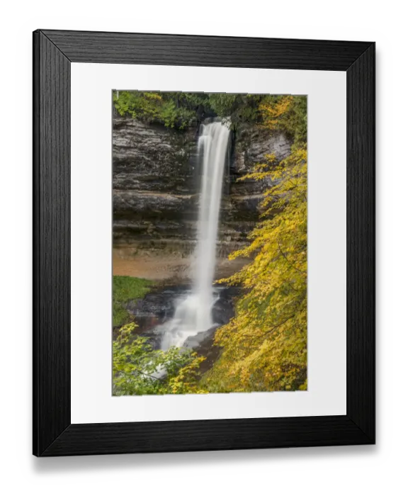 Framed Print : Munising Falls, Pictured Rocks National Lakeshore, Alger County Framed Print : Munising Falls, Pictured Rocks National Lakeshore, Alger County