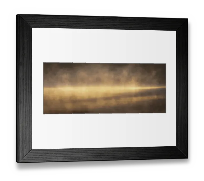 Framed Print : USA, New Jersey, Pinelands National Preserve. Panoramic of mist on lake at sunrise Framed Print : USA, New Jersey, Pinelands National Preserve. Panoramic of mist on lake at sunrise