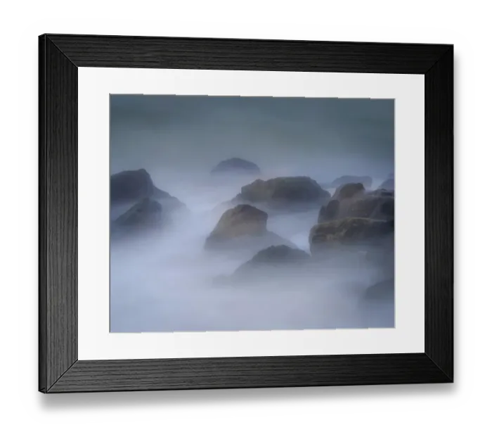 Framed Print : USA, New Jersey, Cape May National Seashore. Waves breaking over rocks Framed Print : USA, New Jersey, Cape May National Seashore. Waves breaking over rocks