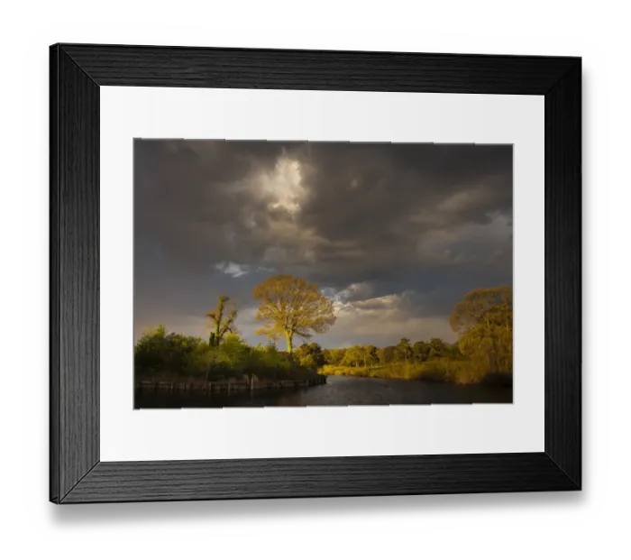Framed Print : USA, New Jersey, Pinelands National Preserve. Stormy sky over sunrise lake scenic Framed Print : USA, New Jersey, Pinelands National Preserve. Stormy sky over sunrise lake scenic