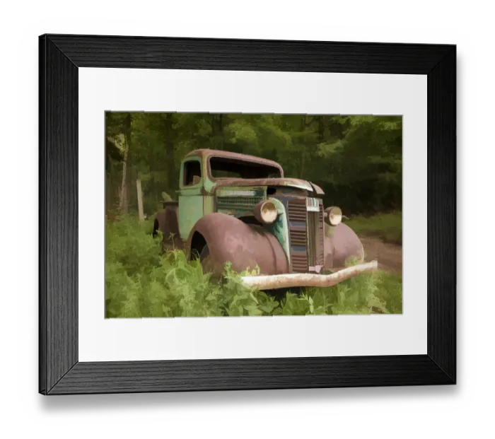 Framed Print : USA, Minnesota, Hinckley. Abstract of abandoned vintage truck Framed Print : USA, Minnesota, Hinckley. Abstract of abandoned vintage truck