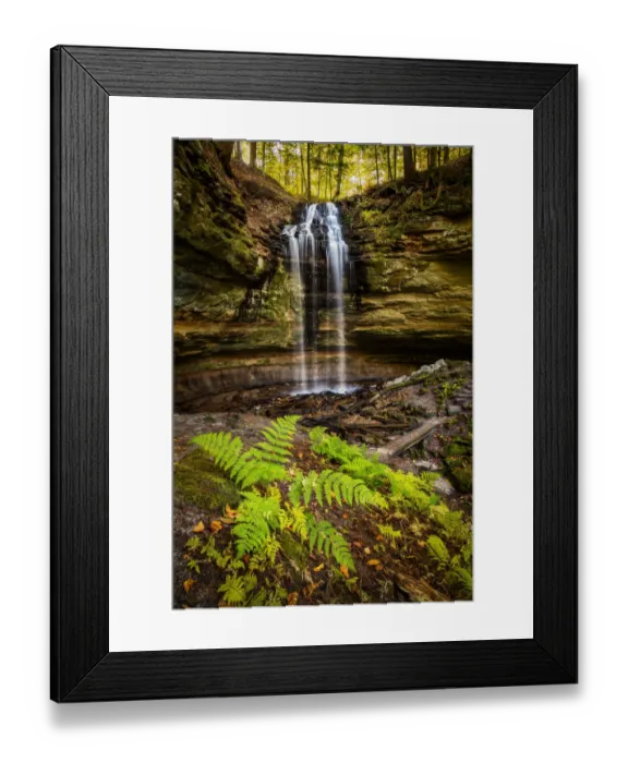 Framed Print : USA, Michigan, Upper Peninsula, Munising, Autumn at Tannery Falls, aka Olson Falls Framed Print : USA, Michigan, Upper Peninsula, Munising, Autumn at Tannery Falls, aka Olson Falls