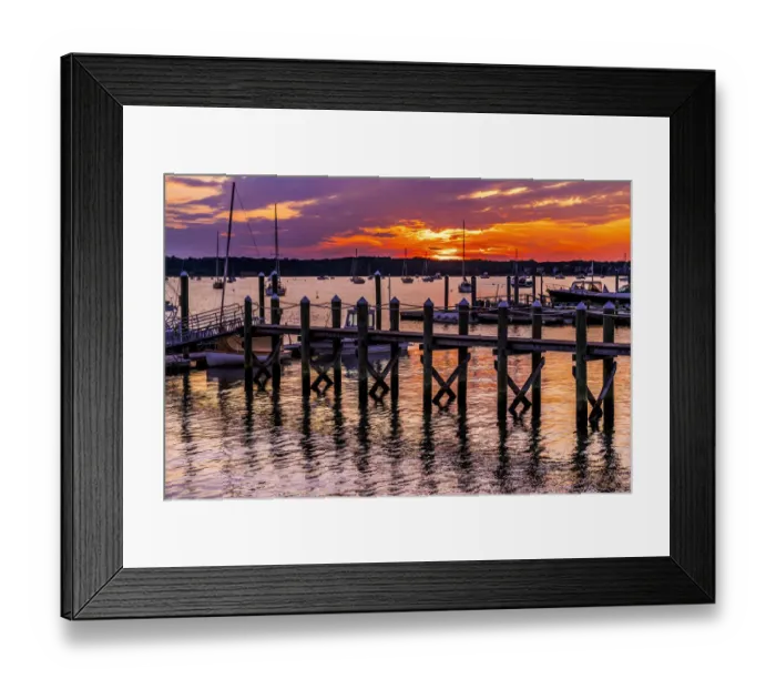 Framed Print : Pier, Padanaram Inner Harbor, Dartmouth, Massachusetts Framed Print : Pier, Padanaram Inner Harbor, Dartmouth, Massachusetts