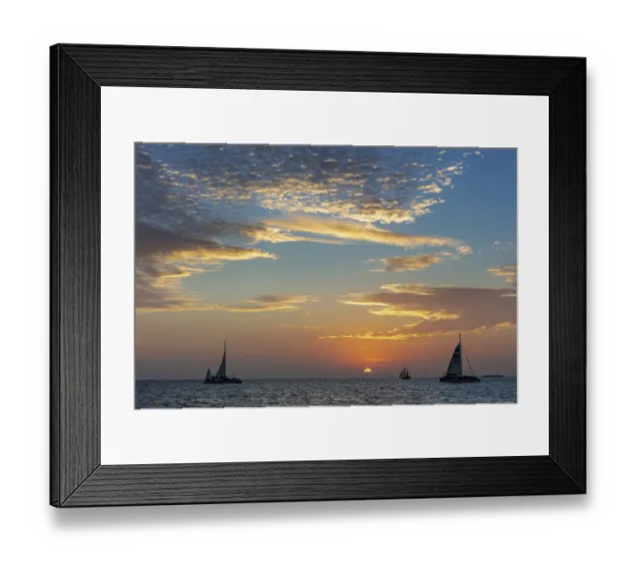 Framed Print : Sunset sail on schooner America 2. 0 in Key West, Florida, USA Framed Print : Sunset sail on schooner America 2. 0 in Key West, Florida, USA