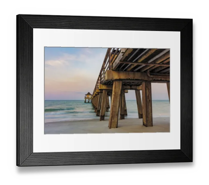Framed Print : Naples Pier in Naples Florida, USA Framed Print : Naples Pier in Naples Florida, USA