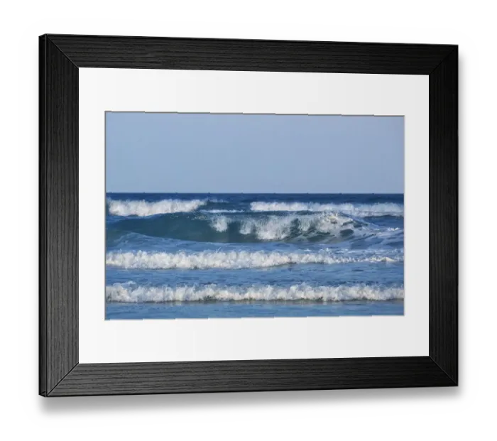 Framed Print : Crashing ocean waves, Florida Framed Print : Crashing ocean waves, Florida
