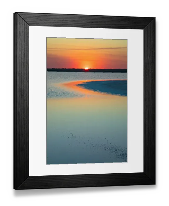 Framed Print : Sal del Rey (The Kings Salt), natural salt lake at sunset Framed Print : Sal del Rey (The Kings Salt), natural salt lake at sunset