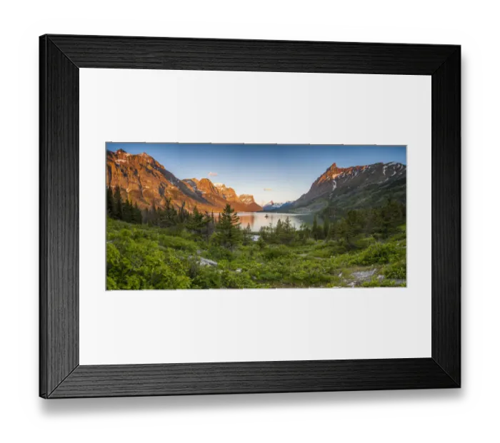 Framed Print : USA, Montana. View of St. Mary Lake and Wild Goose Island Framed Print : USA, Montana. View of St. Mary Lake and Wild Goose Island