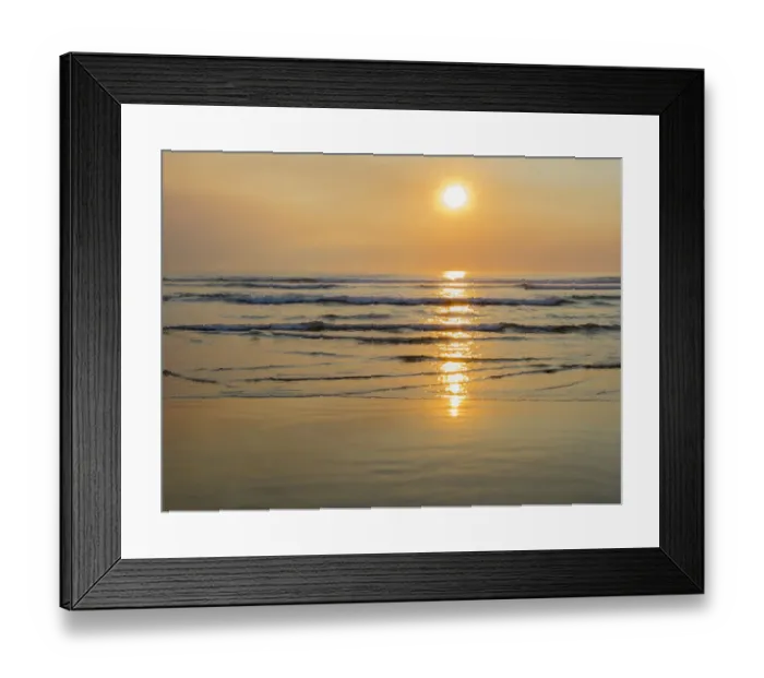 Framed Print : Oregon, Cannon Beach. Sunset ocean view Framed Print : Oregon, Cannon Beach. Sunset ocean view