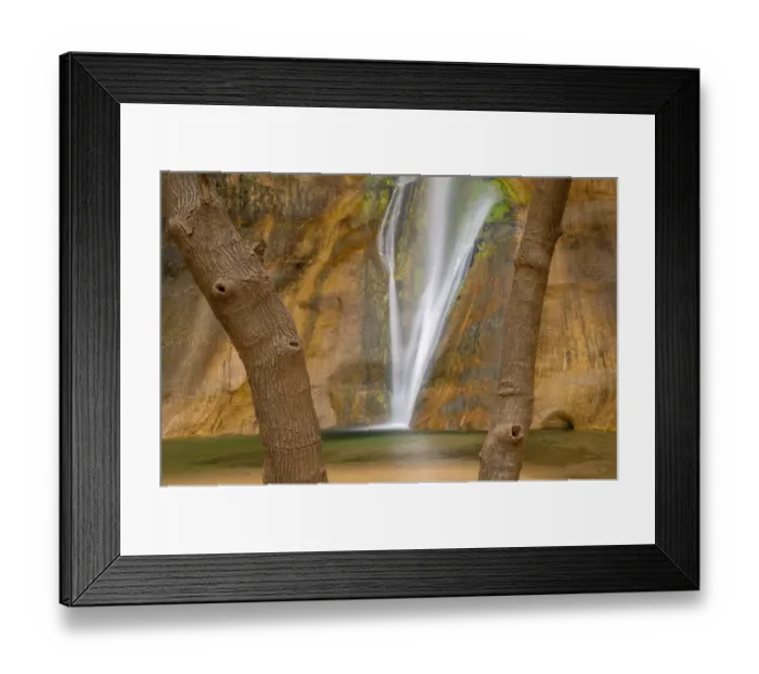 Framed Print : USA, Utah, Grand Staircase Escalante National Monument, Lower Calf Creek Falls