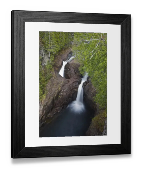 Framed Print : USA, Minnesota. Waterfalls on the North Shore of Lake Superior Framed Print : USA, Minnesota. Waterfalls on the North Shore of Lake Superior