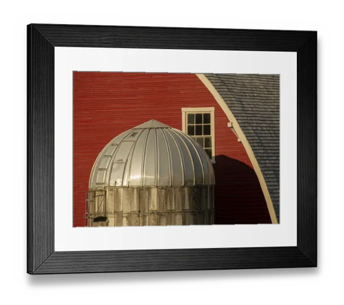 Framed Print : Washington State, silo, barn Framed Print : Washington State, silo, barn