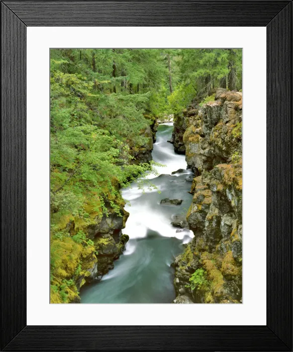 Framed Print : USA, Oregon, Rogue River National Forest. Rogue River Gorge landscape Framed Print : USA, Oregon, Rogue River National Forest. Rogue River Gorge landscape
