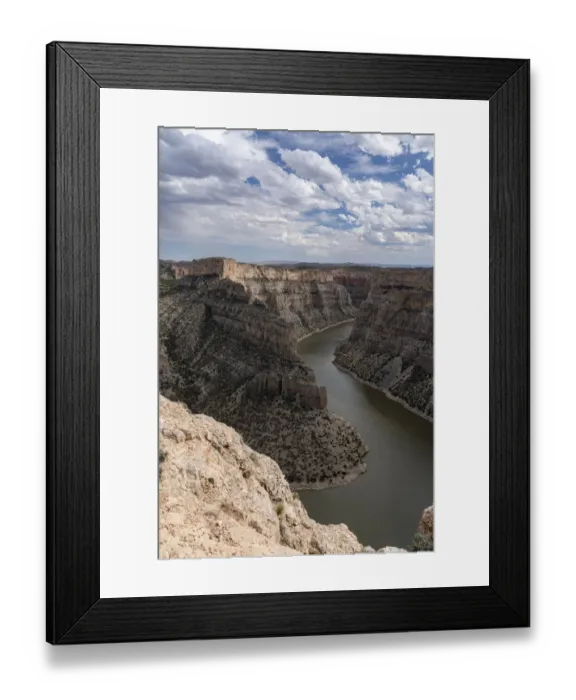 Framed Print : USA, Wyoming. Bighorn Canyon National Recreation Area
