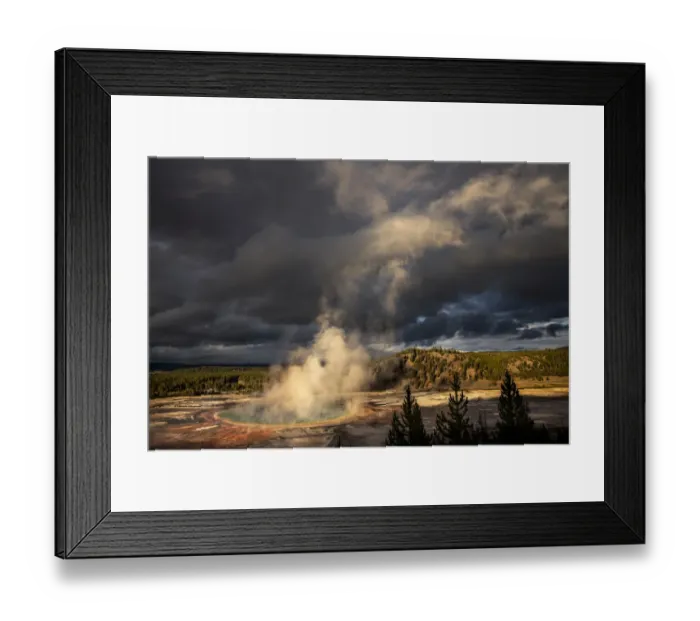 Framed Print : Grand Prismatic spring, Midway Geyser Basin, Yellowstone National Park, Wyoming Framed Print : Grand Prismatic spring, Midway Geyser Basin, Yellowstone National Park, Wyoming