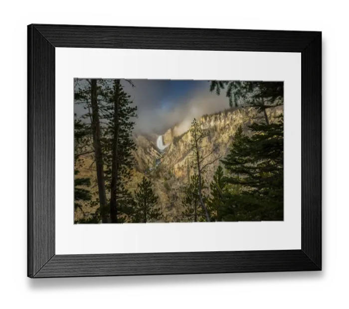 Framed Print : Lower Falls from Artist Point, Grand Canyon of Yellowstone, Yellowstone National Park Framed Print : Lower Falls from Artist Point, Grand Canyon of Yellowstone, Yellowstone National Park