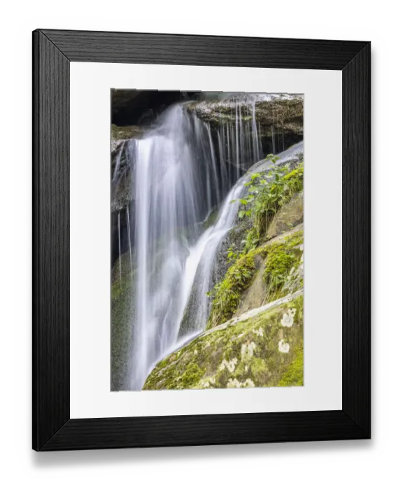 Framed Print : USA, Virginia, Shenandoah National Park, Dark Hollow Falls