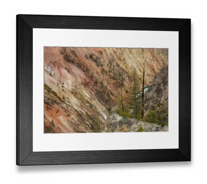 Framed Print : Grand Canyon of Yellowstone, Yellowstone National Park, Wyoming