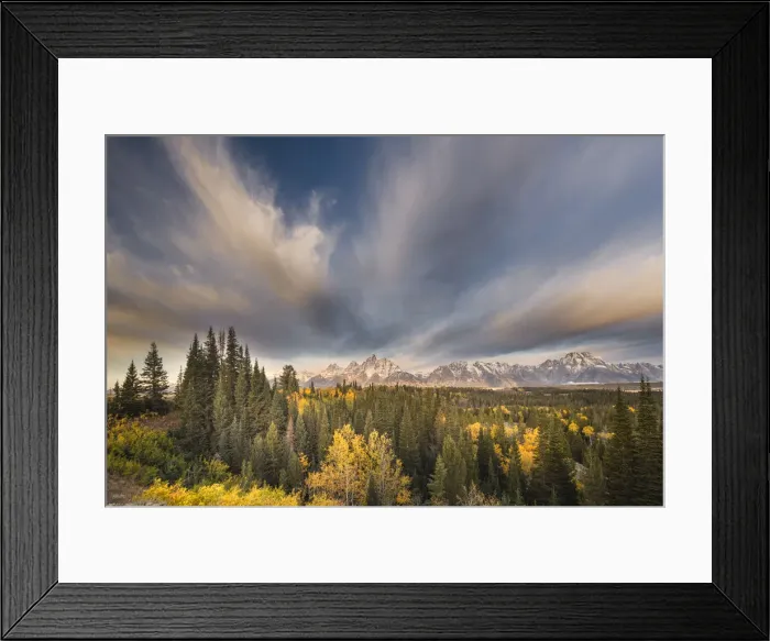 Framed Print : Autumn sunrise view of Teton Range, Grand Teton National Park, Wyoming Framed Print : Autumn sunrise view of Teton Range, Grand Teton National Park, Wyoming