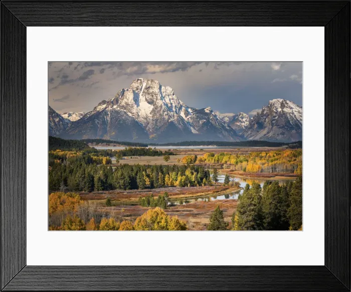 Framed Print : Autumn view of aspens and Teton Range, Grand Teton National Park, Wyoming Framed Print : Autumn view of aspens and Teton Range, Grand Teton National Park, Wyoming