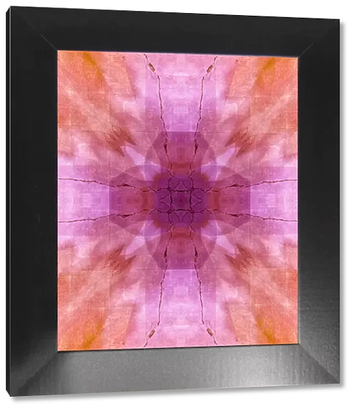 Pink and orange abstract