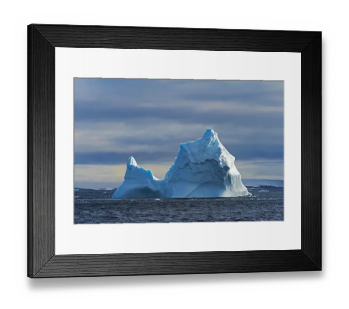 Framed Print : Iceberg in South Atlantic Ocean, Antarctica Framed Print : Iceberg in South Atlantic Ocean, Antarctica