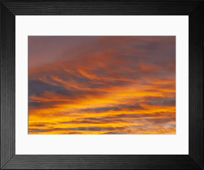 Framed Print : Southern Ocean, South Georgia. Sunset at South Georgia