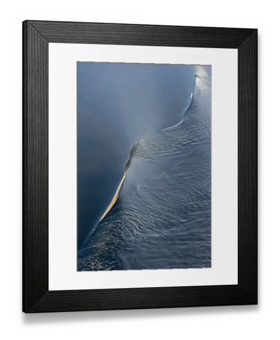Framed Print : Wave pattern in South Atlantic Ocean, Antarctica