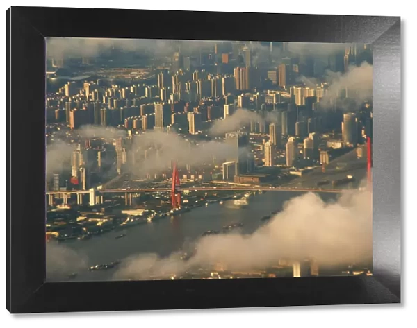 Aerial view of Shanghai, China