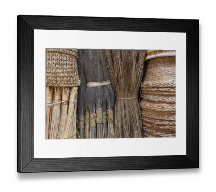 Framed Print : Selling brooms and baskets in Bhaktapur Durbar Square, UNESCO World Heritage site Framed Print : Selling brooms and baskets in Bhaktapur Durbar Square, UNESCO World Heritage site