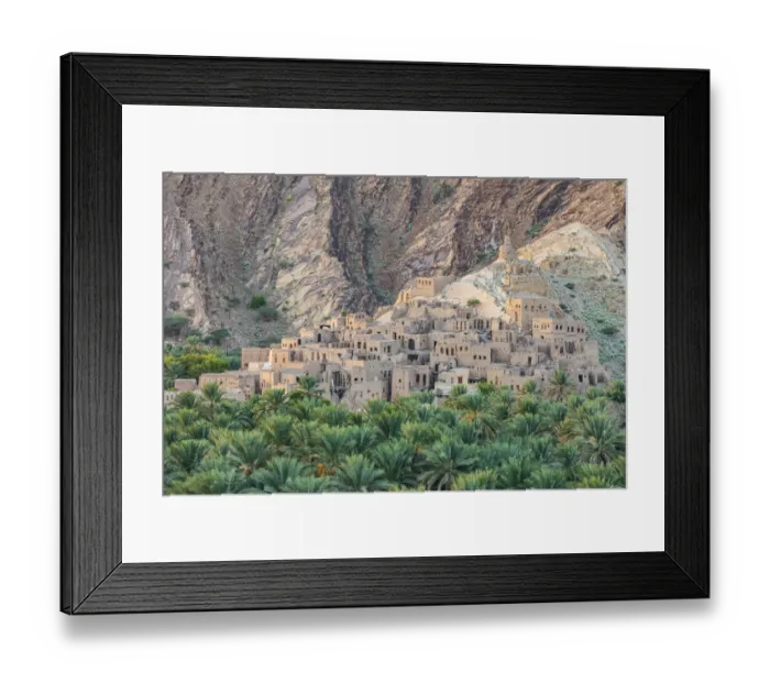 Framed Print : Middle East, Arabian Peninsula, Oman, Ad Dakhiliyah, Nizwa