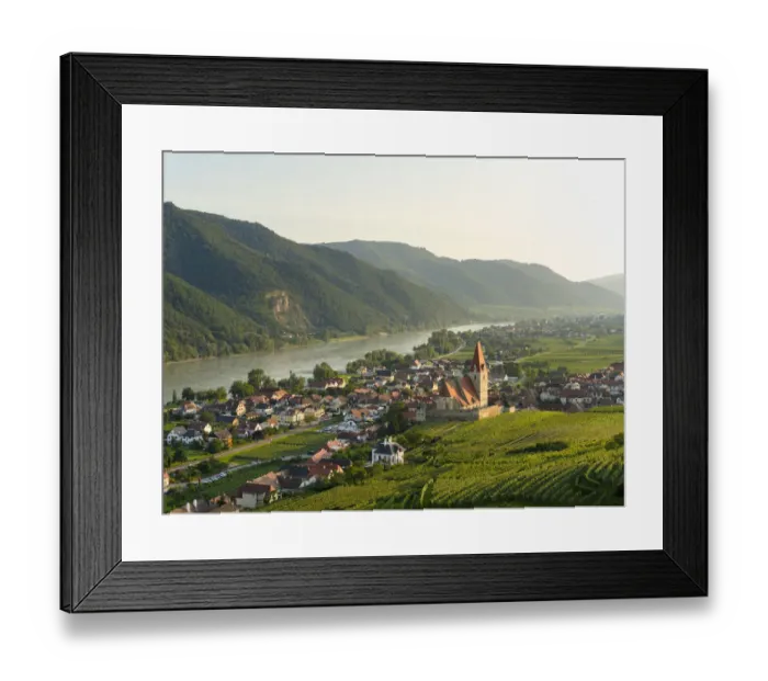 Framed Print : Historic village Weissenkirchen located in wine-growing area, UNESCO World Heritage Site Framed Print : Historic village Weissenkirchen located in wine-growing area, UNESCO World Heritage Site