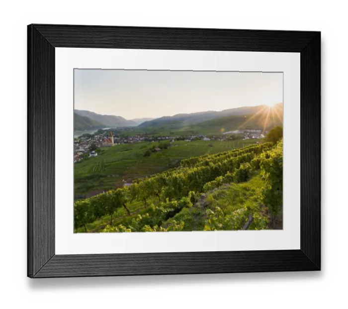 Framed Print : Historic village Weissenkirchen located in wine-growing area, UNESCO World Heritage Site Framed Print : Historic village Weissenkirchen located in wine-growing area, UNESCO World Heritage Site