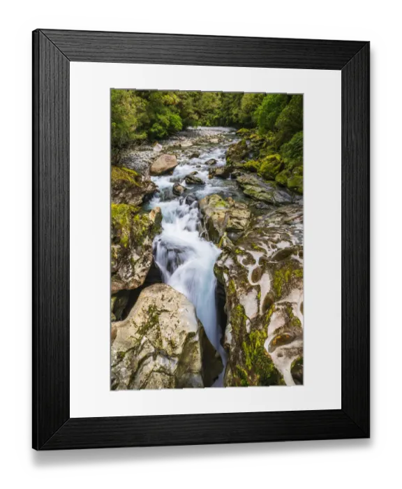 Framed Print : The Chasm, Fiordland National Park, South Island, New Zealand Framed Print : The Chasm, Fiordland National Park, South Island, New Zealand