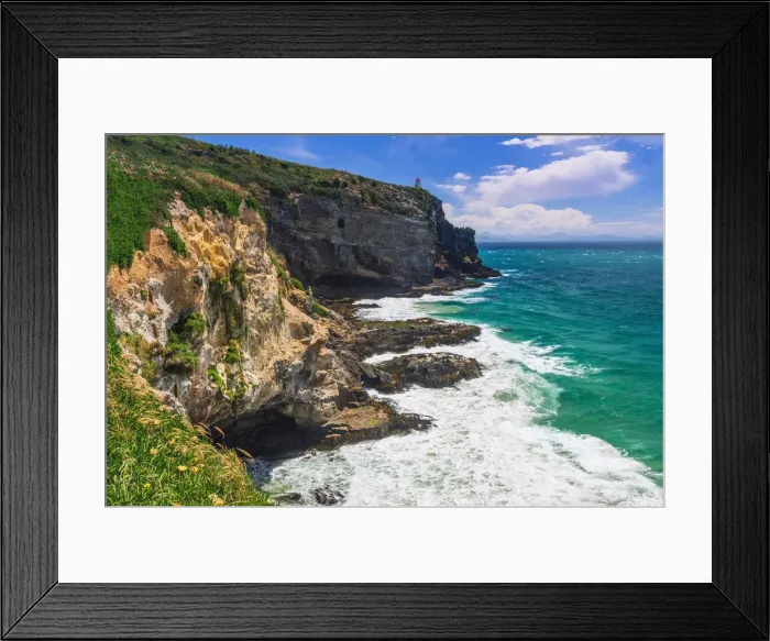 Framed Print : Harrington Point on the Otago Peninsula, Otago, South Island, New Zealand
