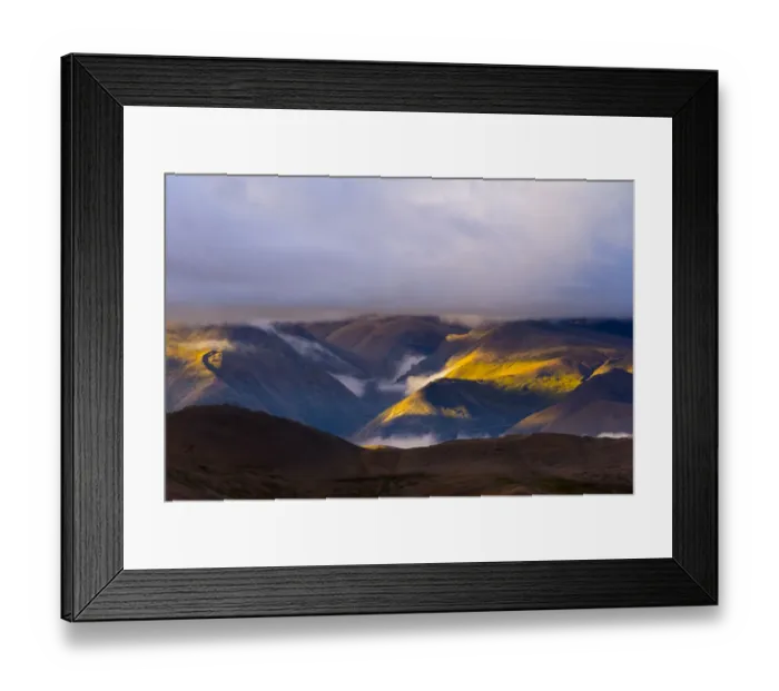 Framed Print : Landscape of the Himalayas at dawn, Mt. Everest National Nature Reserve