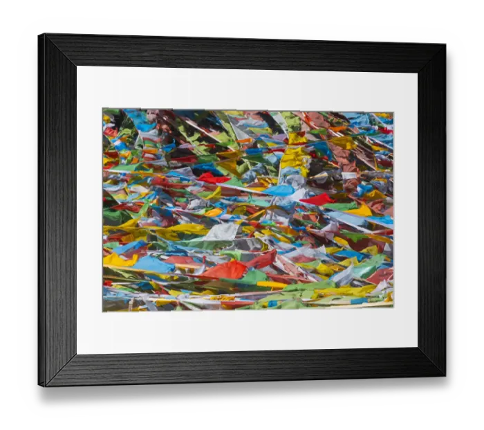Framed Print : Prayer flags on Tibetan Plateau, Namtso (Lake Nam), Tibet, China Framed Print : Prayer flags on Tibetan Plateau, Namtso (Lake Nam), Tibet, China
