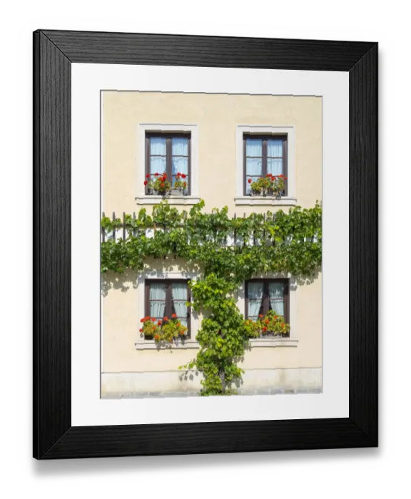 Framed Print : Historic village Unterloiben located in wine-growing area, UNESCO World Heritage Site Framed Print : Historic village Unterloiben located in wine-growing area, UNESCO World Heritage Site