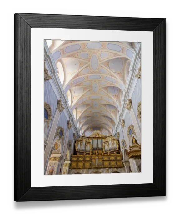 Framed Print : The collegiate church, the interior. Gottweig Abbey, a UNESCO World Heritage Site, Wachau Framed Print : The collegiate church, the interior. Gottweig Abbey, a UNESCO World Heritage Site, Wachau
