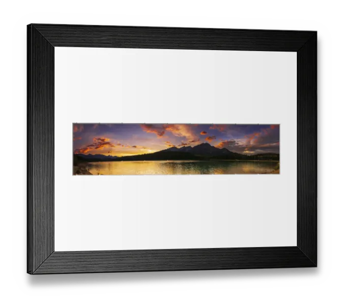 Framed Print : Sunset at Patricia Lake, Jasper National Park, Alberta, Canada Framed Print : Sunset at Patricia Lake, Jasper National Park, Alberta, Canada