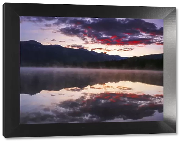 Sunrise at Edith Lake, Jasper National Park, Alberta, Canada