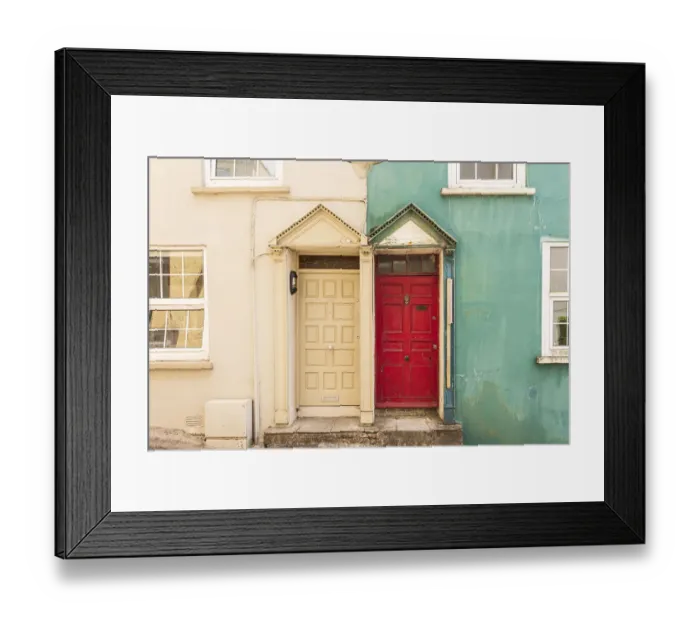 Framed Print : Europe, Ireland, Kinsale. Exterior of colorful buildings Framed Print : Europe, Ireland, Kinsale. Exterior of colorful buildings
