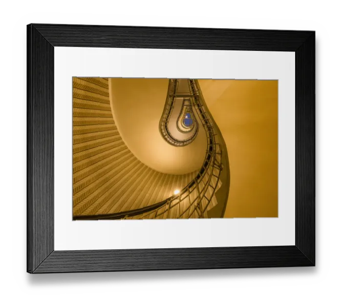 Framed Print : Europe, Czech Republic, Prague. Spiral staircase in House of the Black Madonna Framed Print : Europe, Czech Republic, Prague. Spiral staircase in House of the Black Madonna