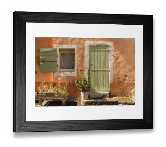 Framed Print : Europe, France, Cereste. Weathered old house exterior Framed Print : Europe, France, Cereste. Weathered old house exterior